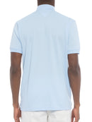 Camisa Gola Polo Tommy Hilfiger Masculina Coupe Sur Ivy - Azul Bebê