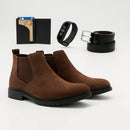 Bota Masculina Chelsea + BRINDE - CINTO, CARTEIRA & RELÓGIO.